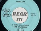 Melodic Loner Country Hook 45 LARRY LAY I Think I'm Gonna Like SEA GULL hear