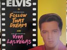 Elvis Presley Follow That Dream and Viva Las Vegas Vinyl LP Japan 1982 Like New