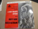 BRIGITTE BARDOT A VERY PRIVATE AFFAIR  EP  1962 M-GM MGM EP-768  EXCELLENT PLUS