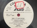 COLUMBIA 38463 PROMO Dinah Shore/Buddy Clark 78rpm Baby, It's Cold Outside