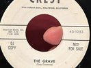 Horror Rocker R&B 45 TONY CASANOVA The Grave CREST PROMO RARE NM *