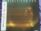 PRINCE - FOR YOU - JAPAN PROMO ONLY LP + OBI + 5 PAGE INSERT + PROMO STICKER