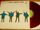 The BEATLES Help  japan RED colored vinyl LP Apple label AP-8151 VG+/Excellent
