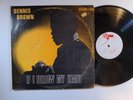 DENNIS BROWN If I Follow My Heart STUDIO ONE Killer  Fuzz + Soulful Reggae LP