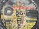 RARE 1980 Iron Maiden Self Titled Picture Disc Metal Record LP Vinyl