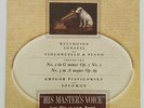 Beethoven Cello Sonatas vol.2 Gregor Piatigorsky Solomon HMV ALP 1346 Used F1