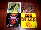 IRON BUTTERFLY ( 4 ) PSYCH LP lot: HEAVY / LIVE / BALL / IN-A-GADDA-DA-VIDA vg+