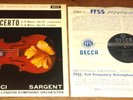 RUGGIERO RICCI SARGENT LSO DVORAK VIOLIN   WBG ED1 DECCA STEREO SXL 2279 LP 1961