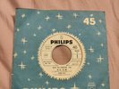 PROMO LABEL WHITE PHILIPS FRANCE GALL in ITALIANO GRAND PRIX EUROVISION 1965