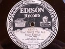 Edison 52101 Golden Gate Orch DAWNING  EE+ 78 rpm jazz 1927