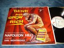 Earl Nightingale narrates Think and Grow Rich LP w/ 2 inserts Napoleon Hill 1960