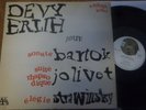 DEVY ERLIH   / BARTOK - JOLIVET - STRAVINSKY  / ADES