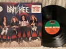 HARD ROCK - HEAVY METAL  LP  - BANSHEE - RACE AGAINST TIME  -HYPE STICKER - 1989