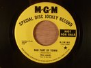 The Seeds Bad Part Of Town/Wish Me Up Promo RARE  Fuzz Garage, Psych 1970 MGM