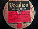 78Rpm Jazz / Blues, Teddy Wilson w Billie Holiday 'The Way You Look Tonight' Voc