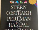 Rare Signed X 4 : Isaac Stern / Itzhak Perlman / Pinchas Zukerman / Rampal 
