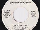 LED ZEPPELIN Stairway To Heaven RARE orig US promo 45 7
