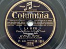 78 RPM - CHARLES TRENET - La mer - Alone forever - COLUMBIA DF 3096