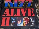 KISS ALIVE II - ORIGINAL 1977 'LOVE GUN' LABEL - UK RELEASE - PYE RECORDS #2
