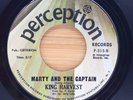 KING HARVEST - MARTY AND THE CAPTAIN / DANCING IN THE MOONLIGHT - ROCK 45