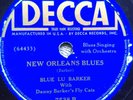 78 rpm Decca 7538, Blue Lu Barker, That Made Him Mad, New Orleans Blues V+
