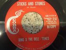 DINO & THE DELL TONES Sticks And Stones / The Living End 45 Cobra 1112 TX GARAGE