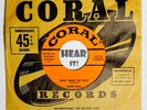 50s Wailing Hillbilly Girl 45 HELEN HALL Unwanted Love CORAL Big D Jamboree HEAR