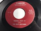 Rare 1964 Soul 45 *Isley Brothers* Testify  Jimi Hendrix on Guitar  T-Neck NM