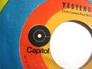 White DOT TARGET   BEATLES * 45 * Yesterday/ Act Naturally *VG+VG++ USA VINYL RI