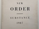 New Order - Substance 1987 Vinyl 2xLP + Inners Fact 200 *play tested*