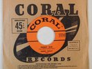 BUDDY HOLLY Peggy Sue, Everyday CORAL 45 RPM nice  rockabilly
