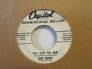 Gene Vincent Yes I Love You Baby/Rocky Road Blues Promo Rockabilly 7