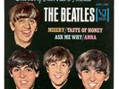 THE BEATLES Souvenir of Their Visit to America VJ Hard Cover Sleeve Only