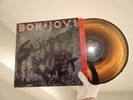 BON JOVI SLIPPERY WHEN WET LP WILDLY RARE 1986 MERCURY BROWN TRANSLUCENT VINYL