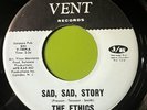 The Ethics ‎– Sad, Sad, Story / Searching 7” Soul 45 Funk 1969 Vinyl 45rpm Vent