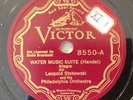 Leopold Stokowski, Philadelphia Or 78 rpm Victor scr 8550/51: HANDEL Water Music