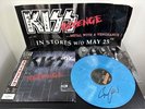 SIGNED KISS REVENGE Blue Marble with Poster, OBI - Autograph Bruce Kulick