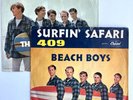 The Beach Boys Two 45 rpm with Picture Sleeves Surfin' Safari Ten Little Indians