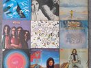9 x Rock LPs Led Zeppelin III Robert Plant Eric Clapton etc Vinyl Records Prog