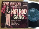 A Gene Vincent With The Blue Caps Hot Rod Gang  VG EP Vinyl Free UK Post