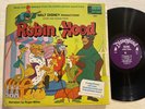 Walt Disney WDP Robin Hood LP Disneyland TRUE 1st Press 1973 Purple Heavy EX