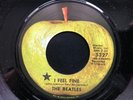 Beatles I FEEL FINE 1971 Apple BLACK STAR Los Angeles 45 rpm single EX