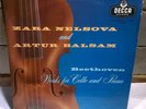 Decca LXT 5268 Mono Nelsova Balsam Beethoven Cello and Piano orange/silver