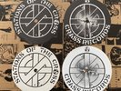 Crass - Stations Of The Crass - Set of 4 labels - printers samples