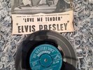 ELVIS PRESLEY. British 7 Inch EP. Love Me Tender.  1956. HMV
