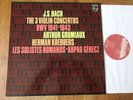 Bach - The 3 Violin Concs / Grumiaux etc / Philips 9500 614 Ed1 '80 Sample NM/NM