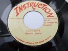 RONNIE DAVIS - LADY LOVE 7'' REGGAE VINYL 1973 INSTRUCTION EX LISTEN
