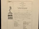 Rick Derringer & Friends King Biscuit Flower Hour 10/25/81 2LP W/ Cue Sheets