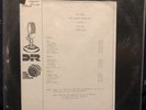Jethro Tull King Biscuit Flower Hour 11/28/82 2LP W/ Cue Sheet Live Hamburg BRD