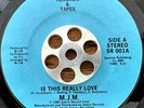M.J.M Is This Really Love 45 RARE MODERN SOUL;BOOGIE;FUNK 7